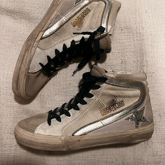 Golden Goose sneakers - WORN 2x / fits a size 7.5 - Picture 1 of 4